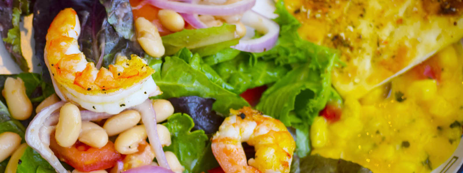 Grilled Shrimp Cannellini Salad