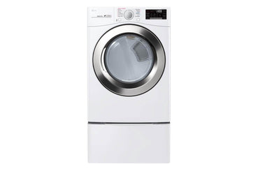 DLEX3700W Lg 7.4 Cu.Ft. Ultra Large Capacity Electric Dryer, White