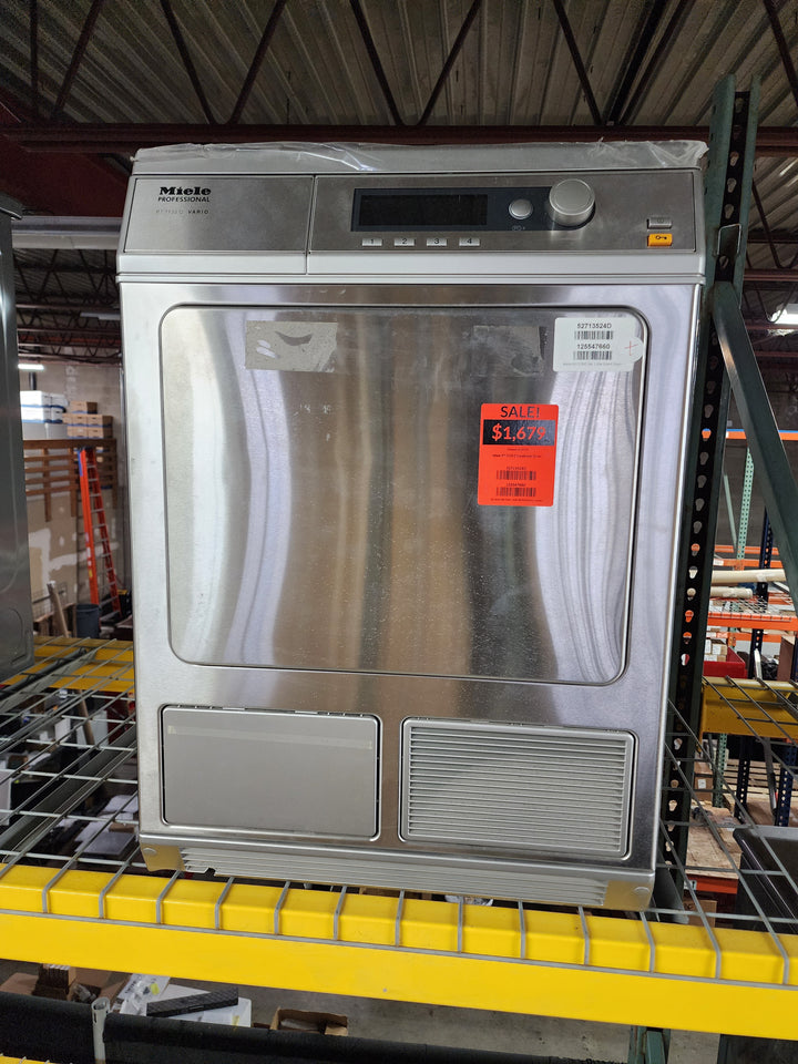 52713524D : Miele Little Giant 24" Professional Ventless Condenser Dryer - Stainless Stee PT 7135 C