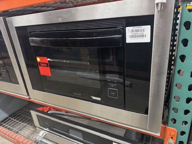 SSC3088AS : Sharp Sharp - Supersteam+ Superheated Steam and Convection Built-in Wall Oven