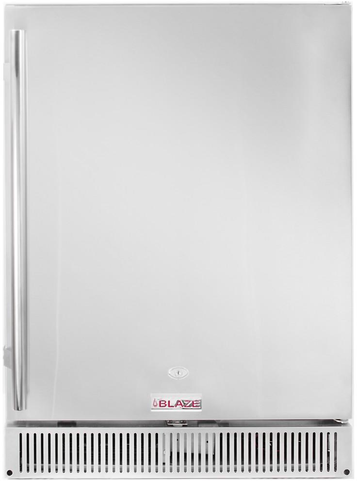 Blaze Outdoor Rated Stainless 24” Refrigerator 5.2 CU BLZ-SSRF-50DH