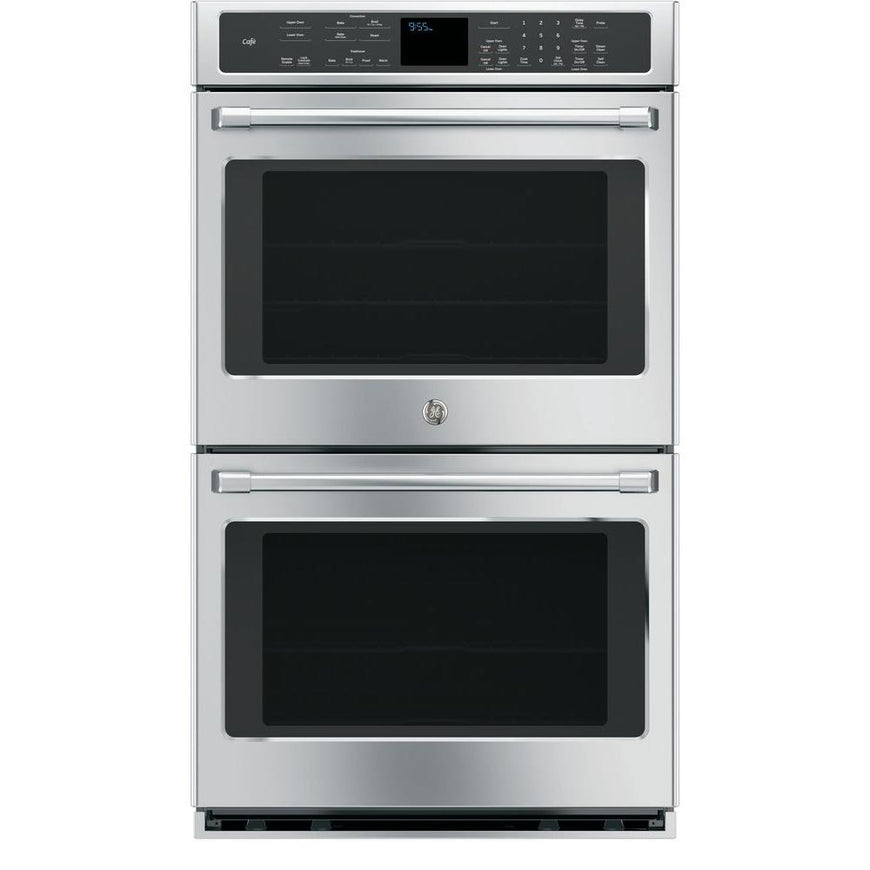 GE Cafe Series CT9550SHSS 30 Inch Double Electric Wall Oven