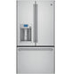 GE CYE22USHSS Café™ Series ENERGY STAR® 22.2 Cu. Ft. Counter-Depth French-Door Refrigerator with Keurig® K-Cup® Brewing System
