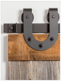 HORSESHOE BARN DOOR HANGER