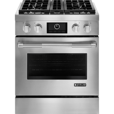 JENN-AIR JDRP430WP Pro-Style® Dual-Fuel Range with MultiMode® Convection, 30