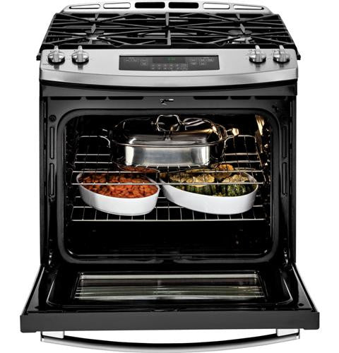 GE JGS650SEFSS 30" Slide-In Front Control Gas Range