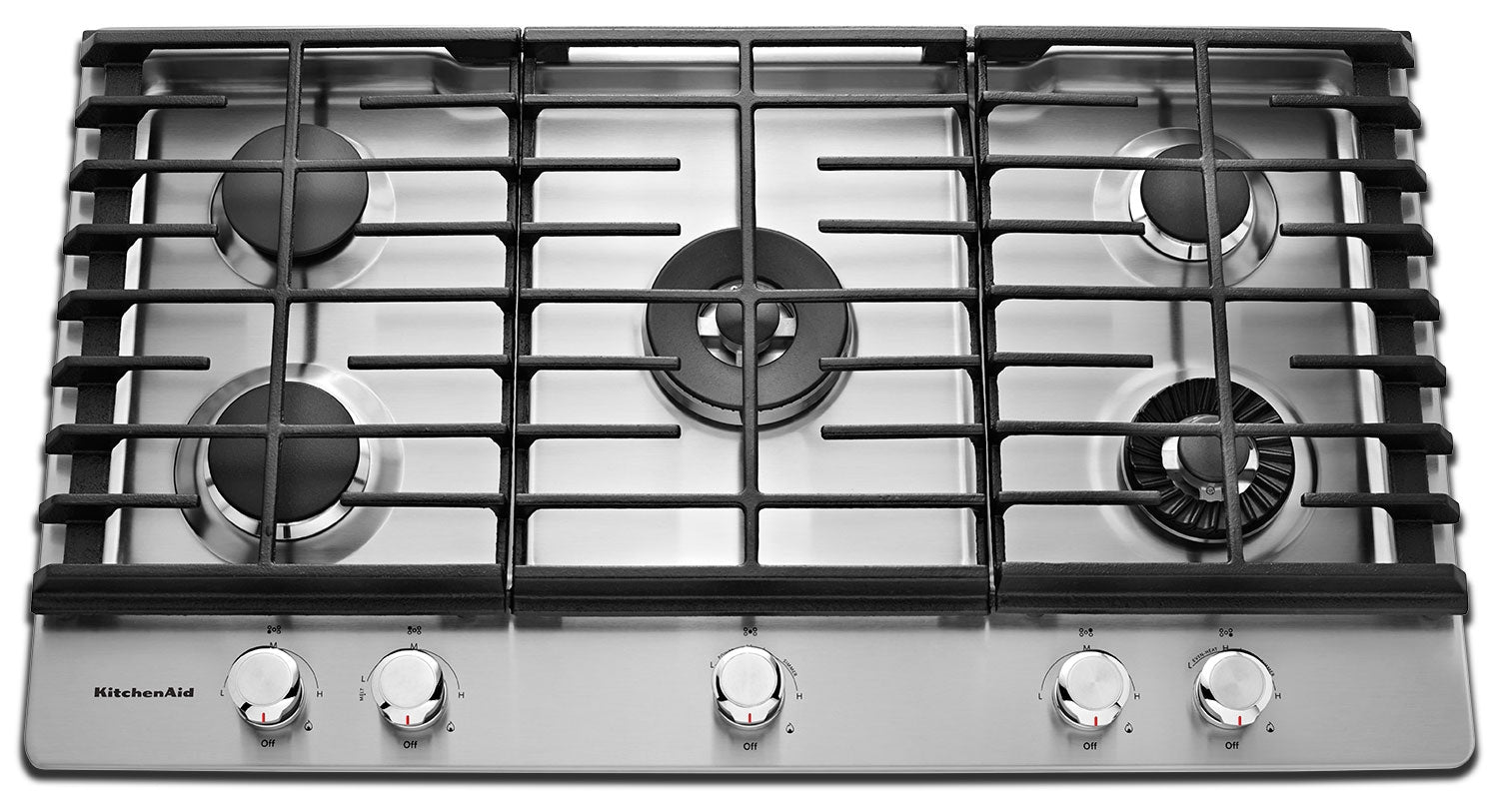 Burner Gas Cooktop With Griddle Kcgs956ess
