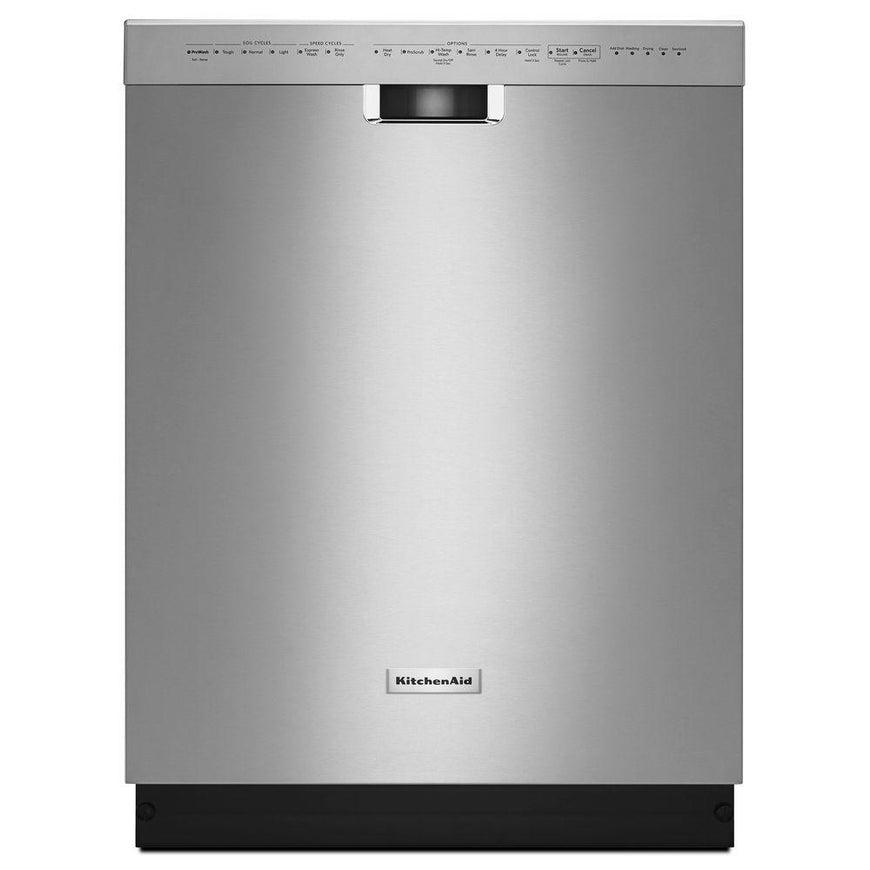 KitchenAid KDFE204ESS 24 in. Front Control Dishwasher in Stainless Steel with Stainless Steel Tub