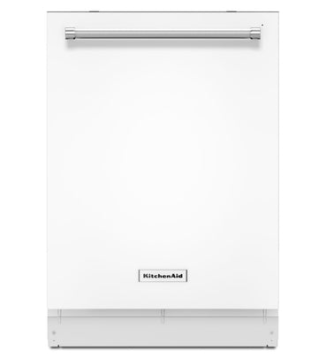 KitchenAid 24 in. Top Control Dishwasher in White KDTE254EWH