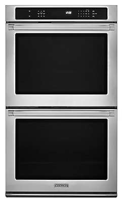 KitchenAid KEBS209BSP 30-Inch Convection Double Wall Oven, Pro Line® Series
