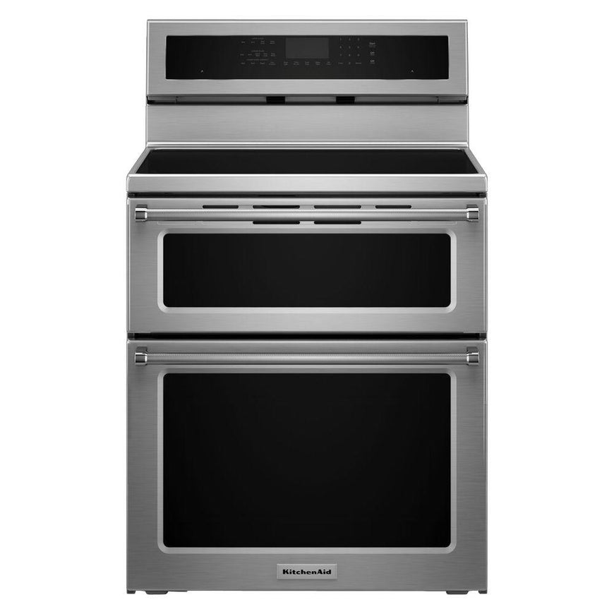 KitchenAid KFID500ESS 30 in. 6.7 cu. ft. Double Oven Electric Induction Range