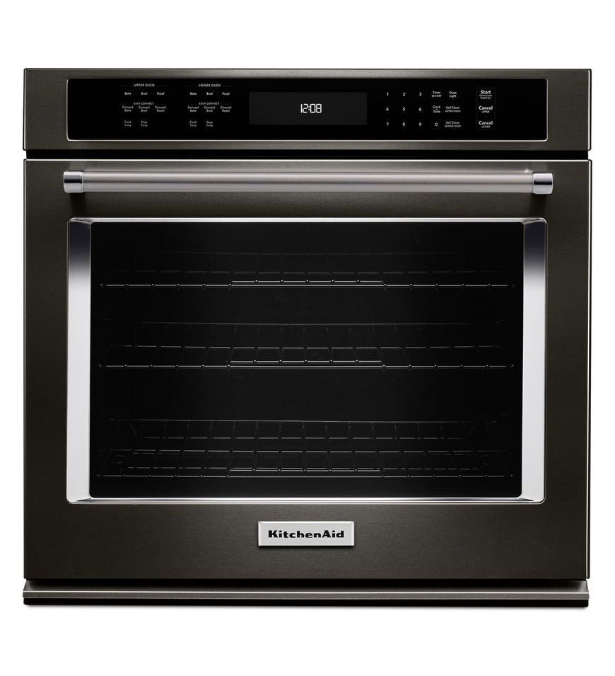 KITCHENAID KOSE500EBS 30" Single Wall Oven with Even-Heat™ True Convection