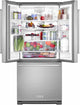 KITCHENAID KRFC300ESS 20 cu. ft. 36-Inch Width Counter-Depth French Door Refrigerator with Interior Dispense