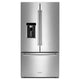 KitchenAid 36 in. W 23.8 cu. ft. French Door Refrigerator in Stainless Steel KRFC704FSS
