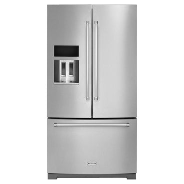 KitchenAid 36 in. W 26.8 cu. ft. French Door Refrigerator KRFF707ESS