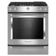 KitchenAid 30 in. 7.1 cu. ft. Slide-In Dual Fuel Range with True Convection Oven KSDB900ESS