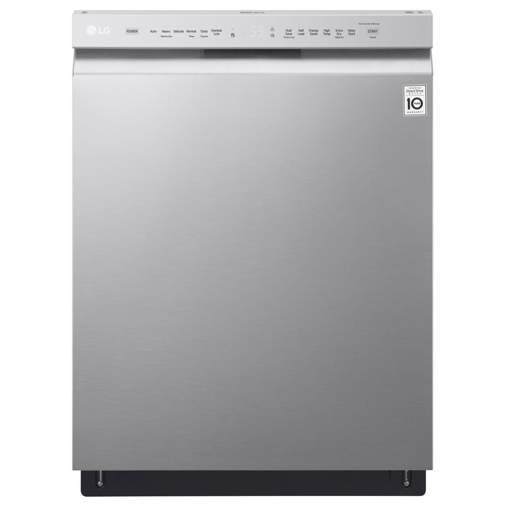 LG LDF5545ST 24 Inch Full Console QuadWash™ Dishwasher