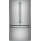 GE PWE23KSKSS Profile™ Series ENERGY STAR® 23.1 Cu. Ft. Counter-Depth French-Door Refrigerator
