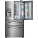 Samsung RF22KREDBSR 36 Inch Counter Depth 4-Door French Door Refrigerator