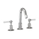 Waldorf White Lever Tall Spout Widespread Lavatory Faucet