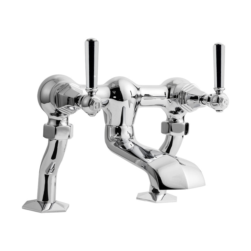 Waldorf Metal Lever Exposed Two Handle Tub Faucet