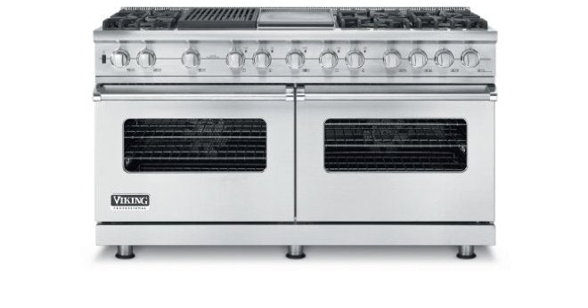 Viking Professional Series 36 Pro Style Dual Fuel Range-Stainless