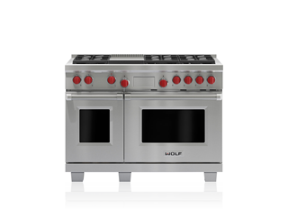 Wolf DF486G 48" Dual Fuel Range - 6 Burners and Infrared Griddle