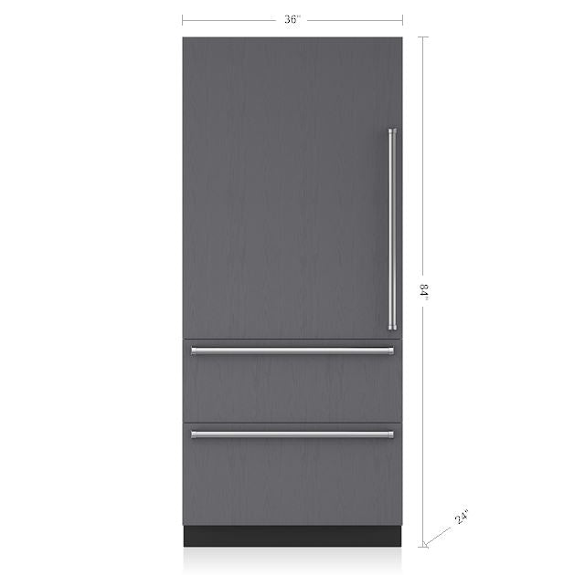 Sub-Zero IT-36CIID 36" Integrated Over/Under Refrigerator Freezer REFRIGERATOR SUB-ZERO