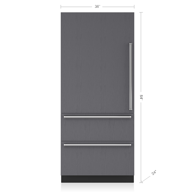 Sub-Zero IT-36RID 36" Designer Over-and-Under Refrigerator Internal Dispenser - Panel Ready
