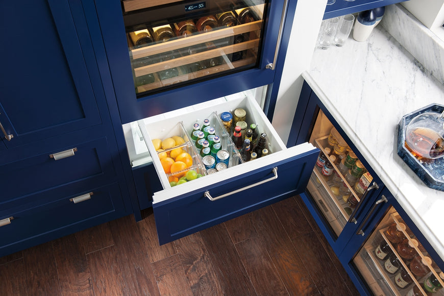 Sub-Zero IW-30CI 30" Designer Wine Storage with Refrigerator/Freezer Drawers - Panel Ready