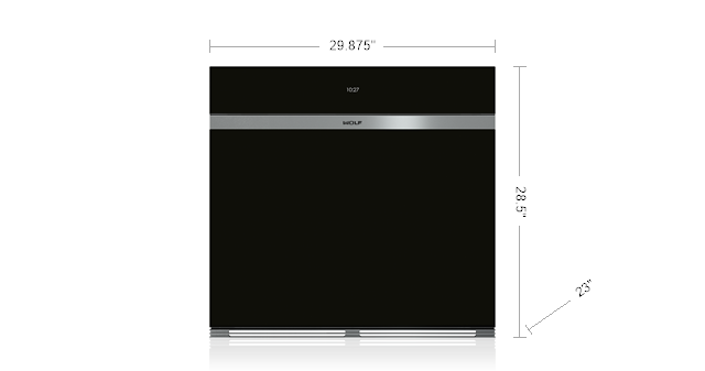 WOLF SO30CM/S 30" M SERIES CONTEMPORARY BUILT-IN SINGLE OVEN