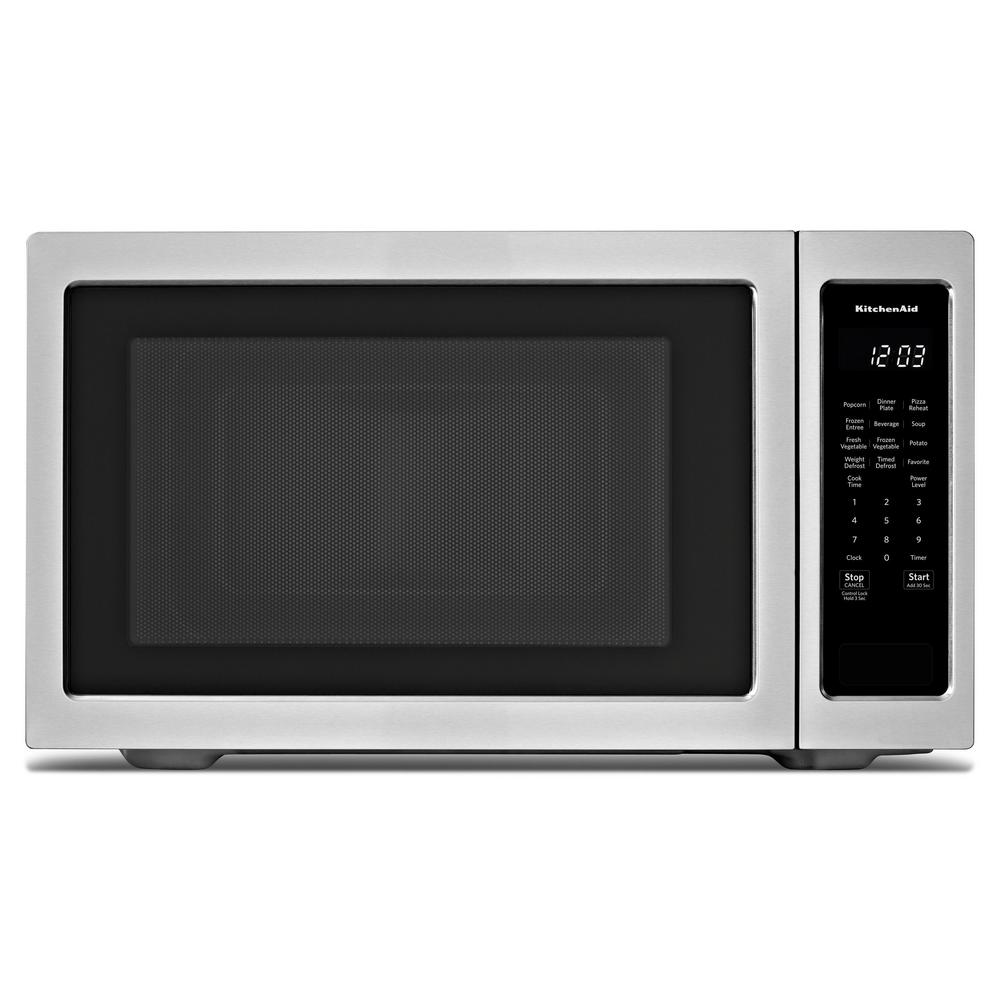 KITCHENAID KMCS3022GSS 24" Countertop Microwave Oven 1200 Watt