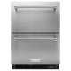 KITCHENAID KUDR204ESB 24" Stainless Steel Double Refrigerator Drawer
